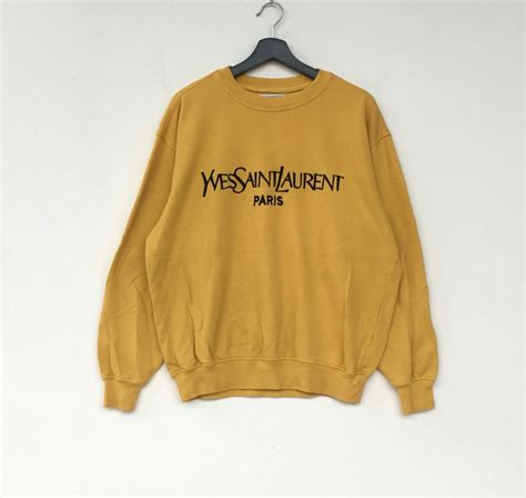 yves saint laurent yellow jumper